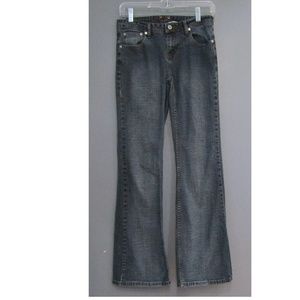 Retro Fox Blue Flare Jeans Size 7/8